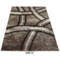 1200D dicker Silk Shaggy mit Design-Teppich